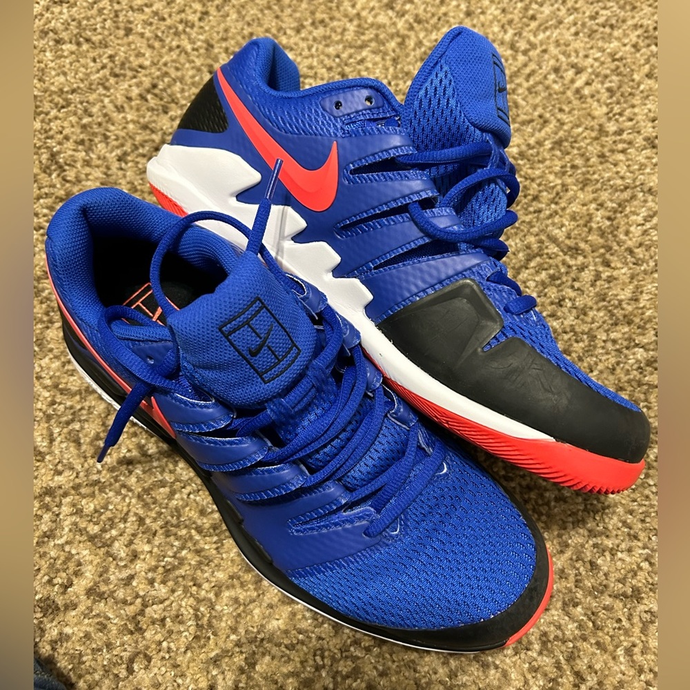 Nike Air Zoom Vapor X HC AA8030-402 Racer Blue/Crimson.  New w/out tags.